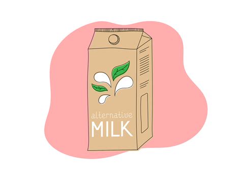 Alternative milk by Alina Usoltseva on Dribbble