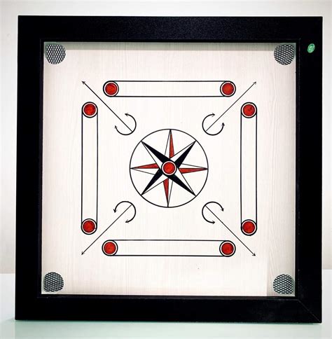 Buy Surco Classic Carrom Board with Coins and Striker, 8mm Full Size ...