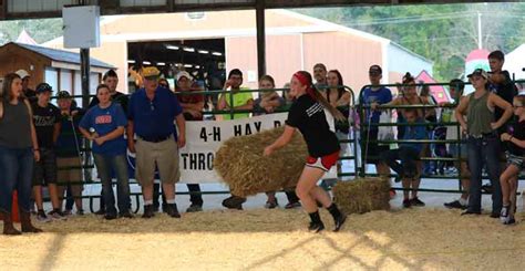 Hay Bale Throwing Contest - Kenosha County Fair