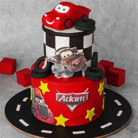 McQueen Cars 01 Cake for a Thrilling Celebration | CreamOne