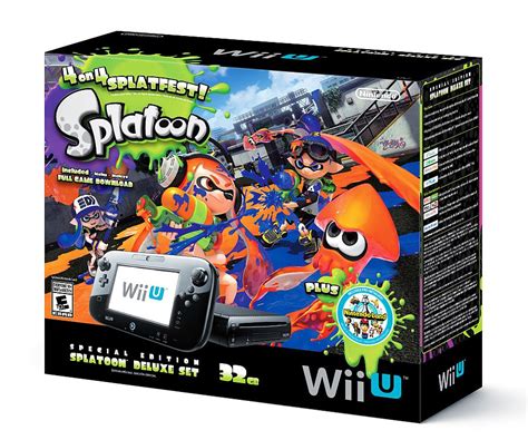 Wii U Special Edition Splatoon Deluxe Set is a Best Buy exclusive in ...