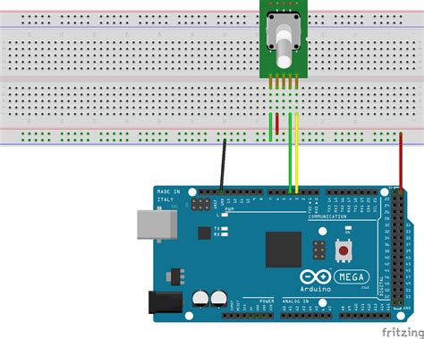 Rotary Encoder Arduino Circuit