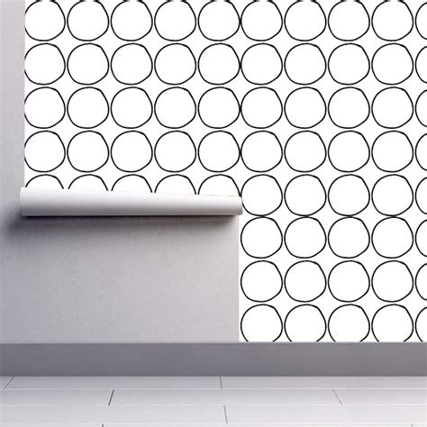 Wallpaper Minimalistic Circles Pattern | Moonwallstickers.com