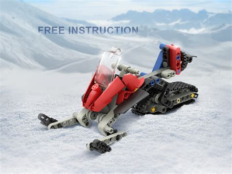 LEGO MOC 42148 Snowmobile by mirrorbricks | Rebrickable - Build with LEGO