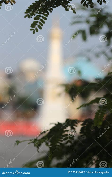 Tugu Jogja Or Yogyakarta Monument, Indonesia Taken In The Night With Vehicle Traffic Light Trail ...