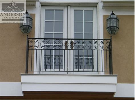 Add a touch of tradition with a custom wrought iron balcony railing.