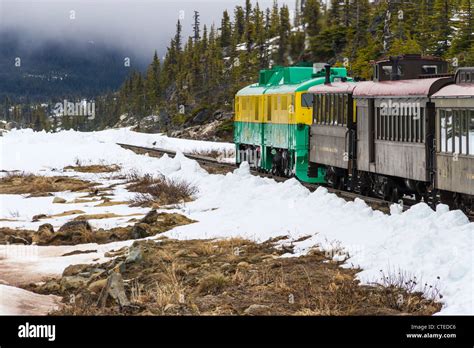 White Pass and Yukon Route (WP&YR) Railroad train ride from Skagway ...