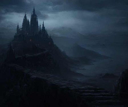 dark castle on Tumblr | Dark fantasy art, Castelo da fantasia, Castelo ...