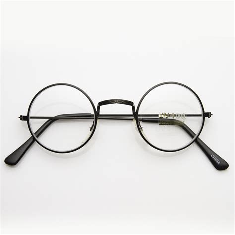 Vintage Round Circle Clear Lens Spectacles Glasses 7011 | zeroUV Vintage Frames, True Vintage ...