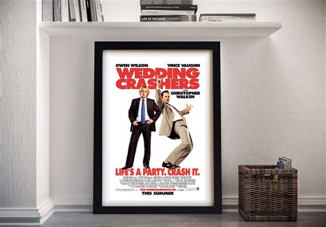 Wedding Crashers Canvas Movie Poster | Blue Horizon Prints Australia