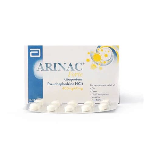 Arinac Tablet 200mg/30mg - Uses, Side Effects, Price in Pakistan | oladoc.com