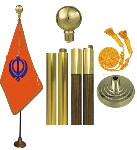 Sikh Khanda Flags Set offered by FlagsExpo.com