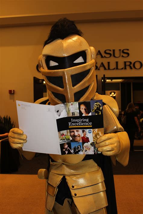 Knightro at Scholar's Day. Ucf, Scholar, Mascot, Football Helmets