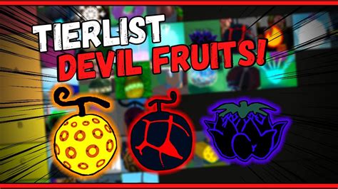 Ranking Every Single Devil Fruit In King Legacy! | Tierlist | King ...