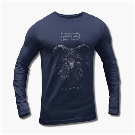 1349 Band Long Sleeve T-Shirt, 1349 Slaves Longsleeve Tee, Black Metal ...