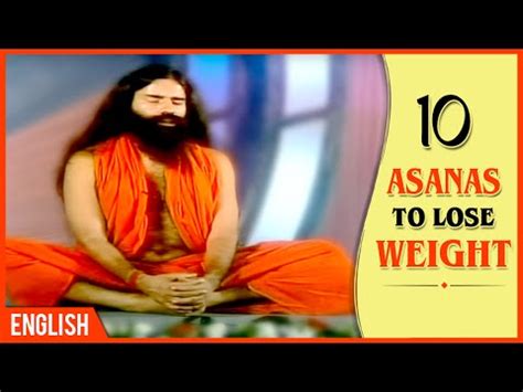 10 Asanas To Lose Weight | Baba Ramdev Yoga | English