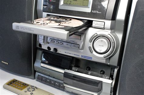 Vintage Boombox Aiwa CD Dual Cassette Tape Deck Player - Etsy