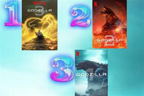 Godzilla Anime Trilogy Rankings by HiccElsa1954 on DeviantArt