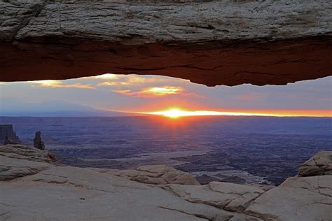 Canyonlands National Park -Sunrise from Mesa Arch Photograph by Richard Krebs - Fine Art America