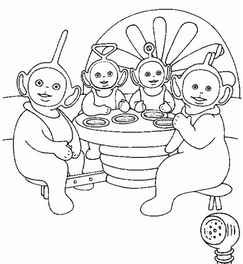 Free Printable Teletubbies Coloring Pages For Kids