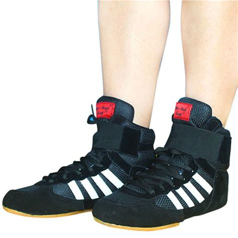 FEOZYZ Boxing Shoes For Men Women High Top Wrestling Shoes Men Free ...