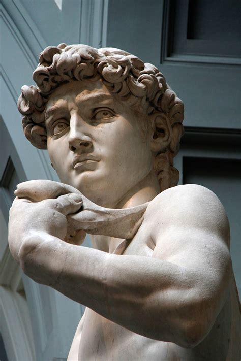 white concrete statue, david, michelangelo, florence, sculpture, italy ...