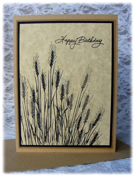 good flower alternative | Masculine birthday cards, Handmade birthday ...