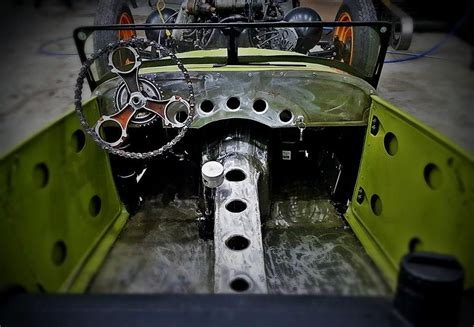 fabricated rat rod interior with speed holes | Rat rod, Rat rod ...