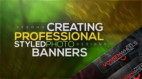 Photoshop Banner Design Tutorials - Watch the photoshop video tutorial ...