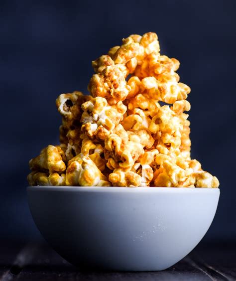 Salted Caramel Peanut Butter Popcorn ~ Wholefood Simply