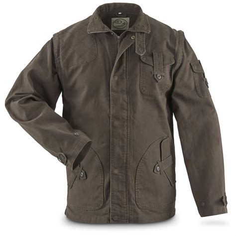 Men's Hunting Jacket with Zip Off Sleeves - 660502, Uninsulated Jackets & Coats at Sportsman's Guide