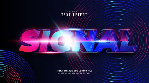 Glowing Text Effect – GraphicsFamily