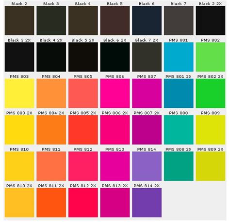 Pantone Neon Colors Color Fluorescent Chart Orange | Wyvr Robtowner