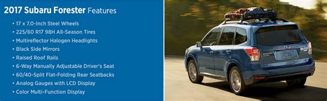 New 2017 Subaru Forester Model Detail Information | Seattle, WA