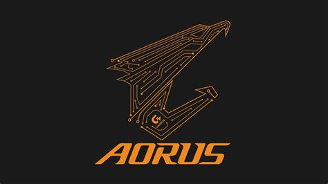 Aorus Logo 4K Wallpaper