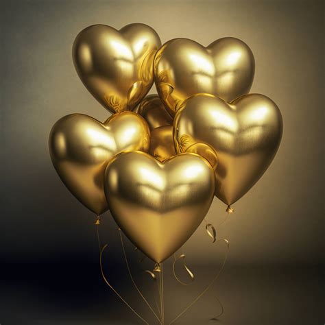 Happy birthday golden balloons