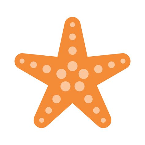 Starfish sea creature vector icon 546669 Vector Art at Vecteezy