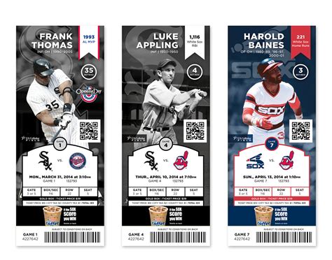 White Sox season tickets on Behance