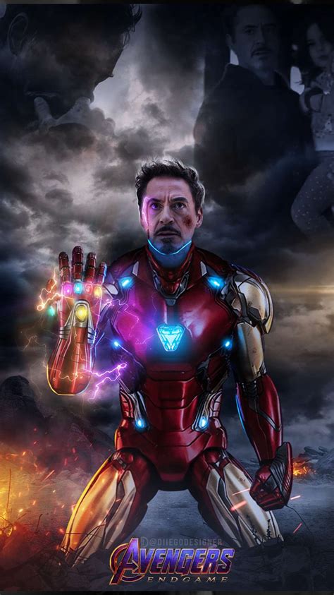 Tony Stark Snap Infinity Stones IPhone Wallpaper | Iron man avengers ...