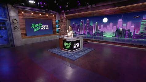 Always Late w/ Katie Nolan Broadcast Set Design Gallery