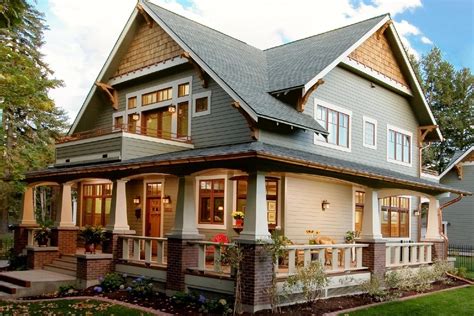 Craftsman Homes Exterior Color Schemes Exterior Paint Colors For Brick ...