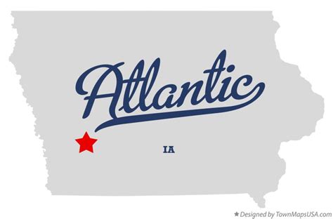 Map of Atlantic, IA, Iowa