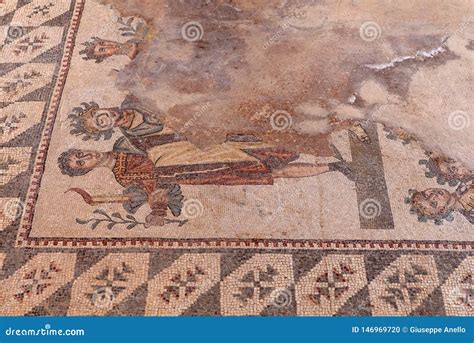 Mosaics of the Villa Romana Del Casale, Piazza Armerina Stock Photo - Image of sicily, sicilian ...