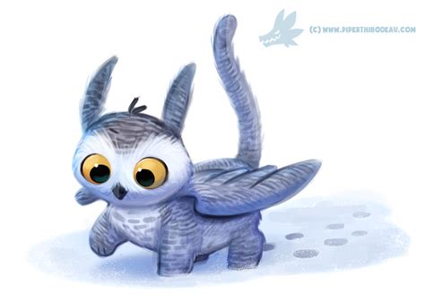 Daily Paint #1134. Owl Griffin by Cryptid-Creations on DeviantArt