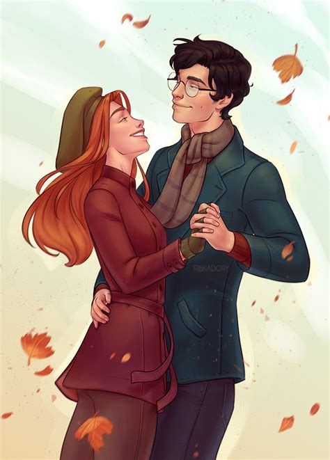 Lily and James | Harry potter artwork, Harry potter drawings, Harry potter art