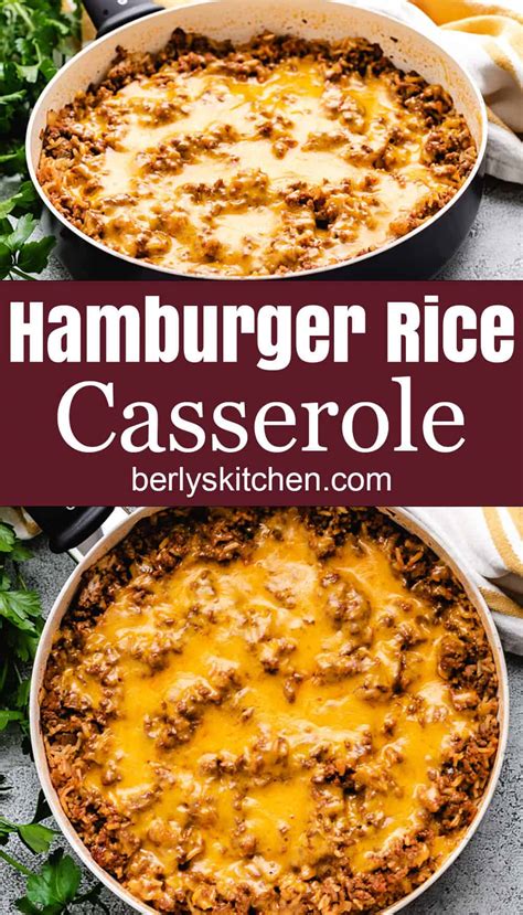 The Best Cheesy Beef and Rice Casserole - Womack Deabinder