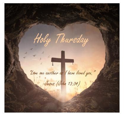 Holy Thursday Symbols