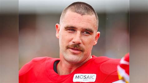 NFL fans brutally roast Travis Kelce's mustache debut at Chiefs training camp - "Looks like a creep"