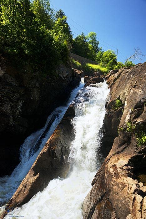 High Falls Gorge, Adirondacks - Cascading Mountain Falls | LightScrapes