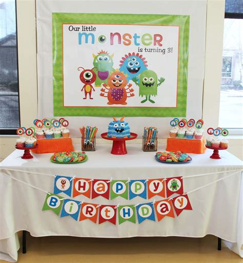 Monsters Birthday Party Ideas | Photo 2 of 24 | Catch My Party